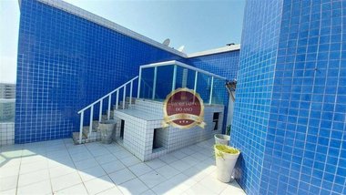 apartment em Avenida Presidente Kennedy, Guilhermina - Praia Grande - SP