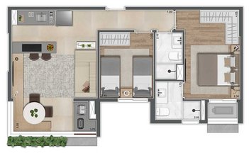 apartment em Rua São Sebastião, Santo Amaro - São Paulo - SP