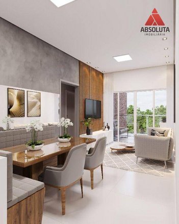 apartment em Rua Gonçalves Dias, Jardim São Domingos - Americana - SP