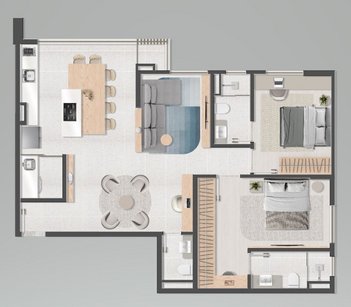 apartment em Rua Alferes José Caetano, Centro - Piracicaba - SP