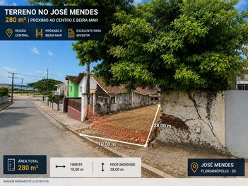 land_lot em Rua 13 de Maio, José Mendes - Florianópolis - SC
