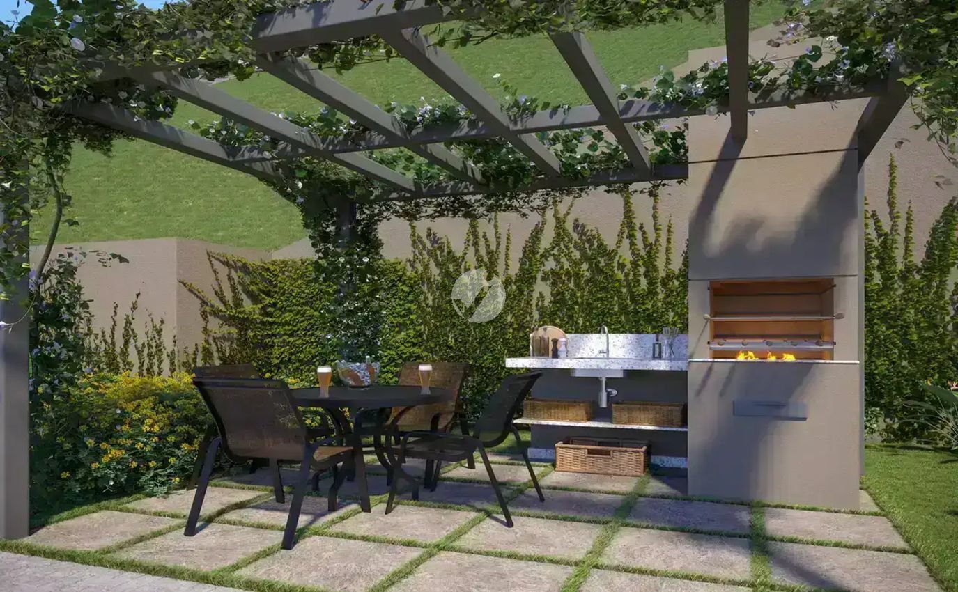 Espaço de churrasco