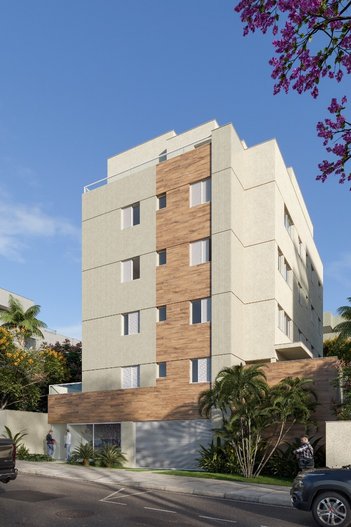 apartment em Rua Itaguaí, Caiçaras - Belo Horizonte - MG