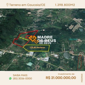 land_lot em Rodovia BR-222, Genipabú - Caucaia - CE