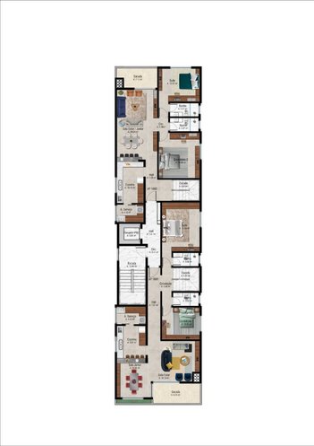 apartment em Rua Doutor Bozano, Bonfim - Santa Maria - RS