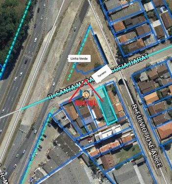 commercial_land_lot em Rua Santa Madalena Sofia Barat, Bairro Alto - Curitiba - PR