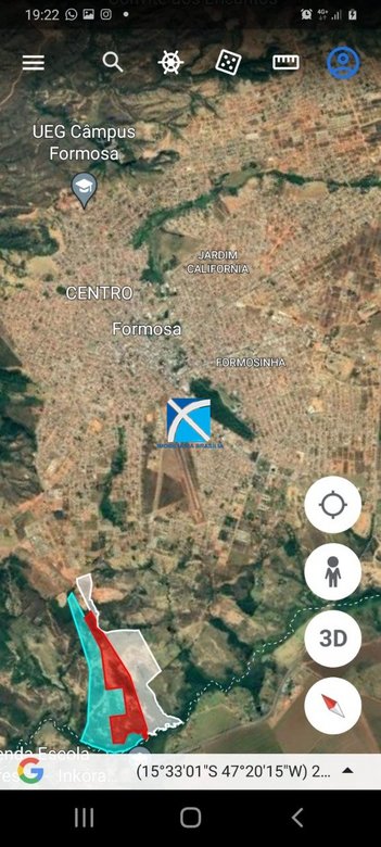 land_lot em Rodovia Go-430 Faz. Espirito Santo, Parque Laguna II - Formosa - GO