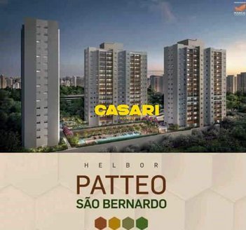 apartment em Avenida Dom Jaime de Barros Câmara, Planalto - São Bernardo do Campo - SP