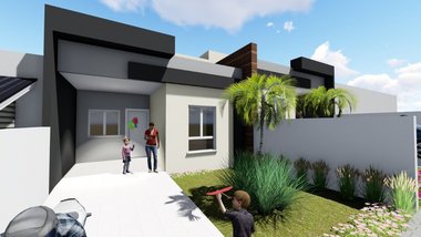 house em Rua Dileta Zanatta Meneghini, Desbravador - Chapecó - SC