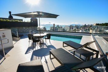 apartment em Ângelo La Porta, Centro - Florianópolis - SC