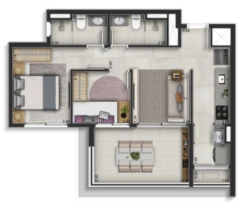 apartment em Rua Itararé, Bela Vista - São Paulo - SP