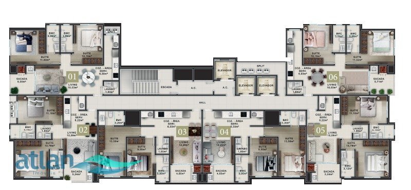 Apartamento á venda em Morretes - Selent Forest á venda em Itapema 1