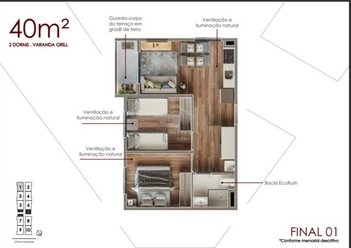 apartment em Rua Otávio Marques, Vila Eldízia - Santo André - SP