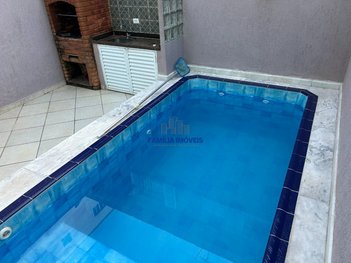 house em Rua Alfredo Albertini, Marapé - Santos - SP