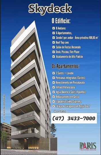 apartment em Rua 1004, Barra Velha - Barra Velha - SC