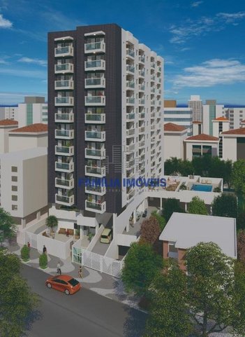 apartment em Rua José Clemente Pereira, Campo Grande - Santos - SP