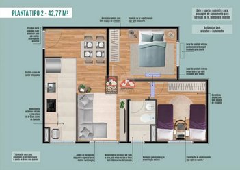 apartment em Rua Friuli, Jardim das Paineiras II - São José dos Campos - SP