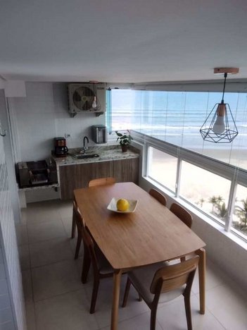 apartment em Rua dos Alecrins, Flórida - Praia Grande - SP