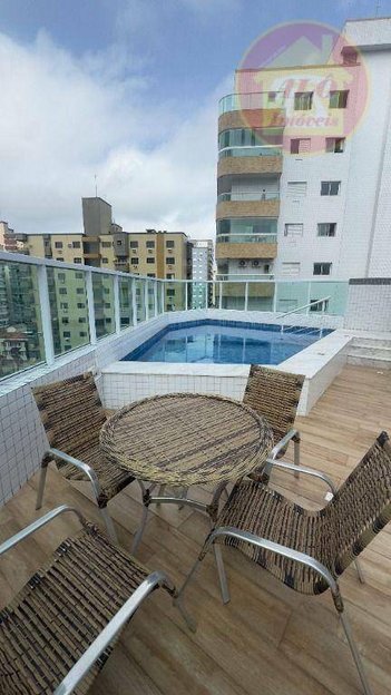 apartment em Rua Colômbia, Guilhermina - Praia Grande - SP