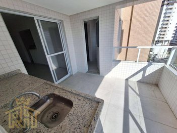 apartment em Rua Pero Vaz de Caminha, Aviação - Praia Grande - SP