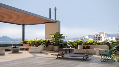 apartment em Jaú Guedes da Fonseca, Coqueiros - Florianópolis - SC