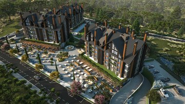 apartment em Rua Bruno Ernesto Riegel, Planalto - Gramado - RS