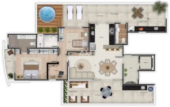 apartment em Rua dos Aeroviários, Pampulha - Belo Horizonte - MG