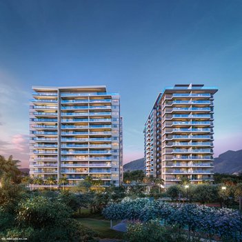 apartment em Avenida Flamboyants da Península, Barra da Tijuca - Rio de Janeiro - RJ
