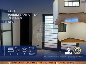 house em Rua Doutor Mário de Campos, Jardim Santa Rita - Jaboticabal - SP