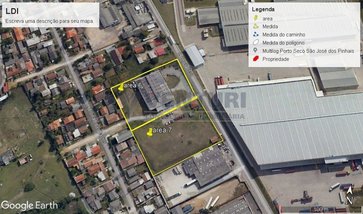 land_lot em Rua Ângelo Costa, Costeira - São José dos Pinhais - PR