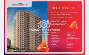 apartment em Rua Presidente Soares Brandão, Mooca - São Paulo - SP
