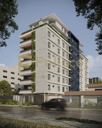 apartment em Rua Alcebíades Plaisant, Água Verde - Curitiba - PR