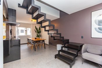 apartment em Rua Deputado Mário de Barros, Juvevê - Curitiba - PR