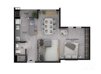 apartment em Rodovia Francisco Magno Vieira, Rio Tavares - Florianópolis - SC