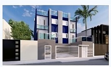 apartment em Alameda Calcutá, Vila Metalúrgica - Santo André - SP