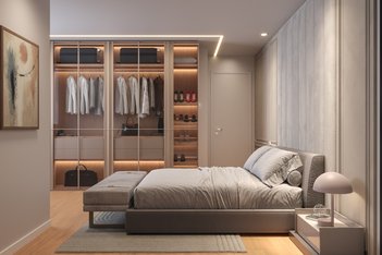 apartment em Rua Itaiópolis, América - Joinville - SC