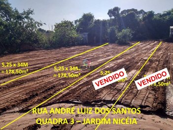 land_lot em André Luiz dos Santos, Jardim Nicéia - Bauru - SP