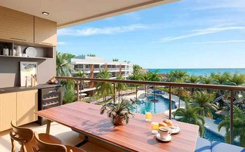 apartment em Acesso Público, Camará - Aquiraz - CE
