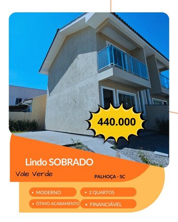 house em Rua Colombo Salles, Bela Vista - Palhoça - SC