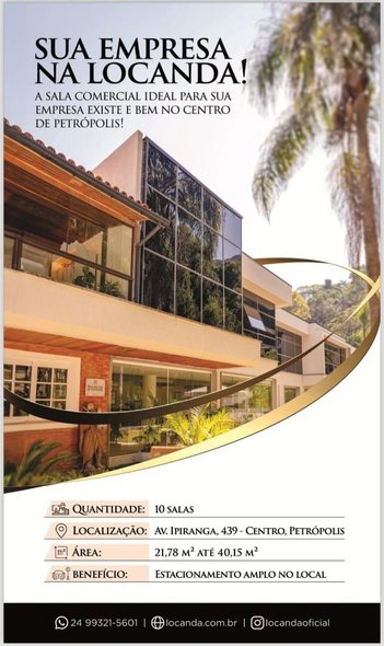 office em Avenida Ipiranga, Centro - Petrópolis - RJ