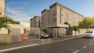 apartment em Rua Idealista, Marechal Rondon (Jurema) - Caucaia - CE