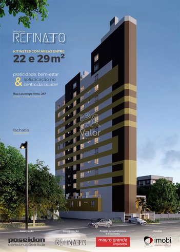 apartment em Rua Lourenço Pinto, Centro - Curitiba - PR