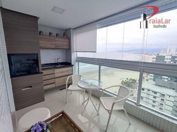 apartment em Avenida Presidente Kennedy, Guilhermina - Praia Grande - SP