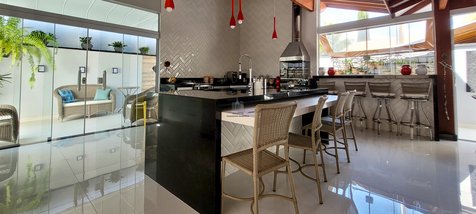 house em Alameda Alexandria, Condomínio Residencial Terras do Caribe - Valinhos - SP