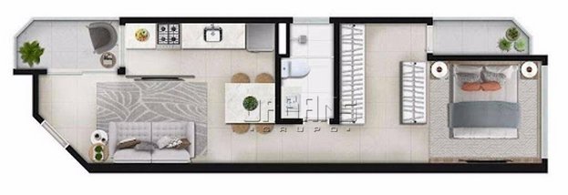 apartment em Rua Rio Preto, Vila Valparaíso - Santo André - SP