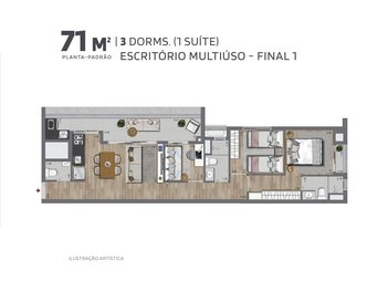 apartment em Rua Pássaros e Flores, Jardim das Acácias - São Paulo - SP