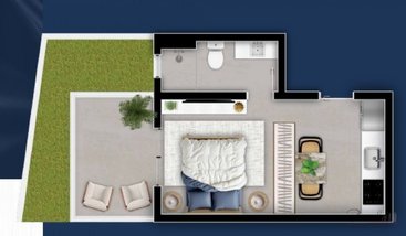 apartment em Travessa Antenor Cardoso da Silva, Trindade - Florianópolis - SC