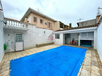 house em Rua Bento Viana, Parque Bitaru - São Vicente - SP