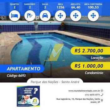 apartment em Rua Marechal Hermes, Jardim - Santo André - SP