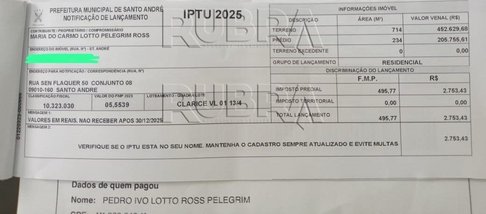 land_lot em Rua Caconde, Vila Clarice - Santo André - SP